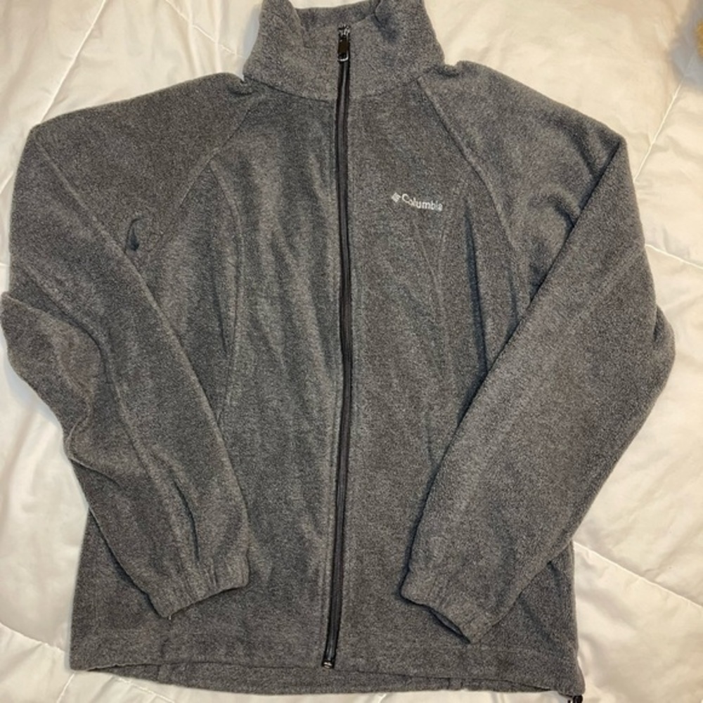 GREY Columbia Zip Up Size XS